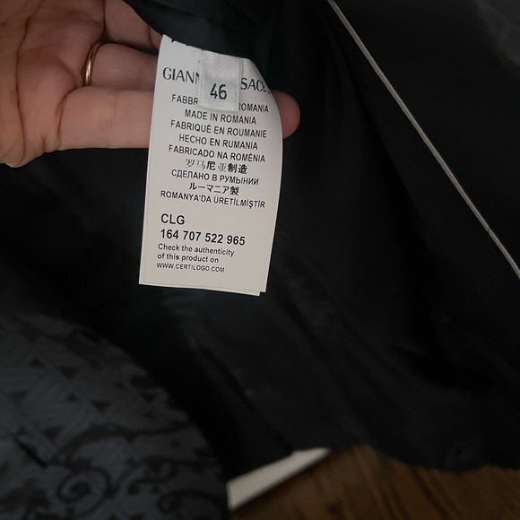 Versace Collection Mens Blazer / Suit Jacket - Picture 4 of 6